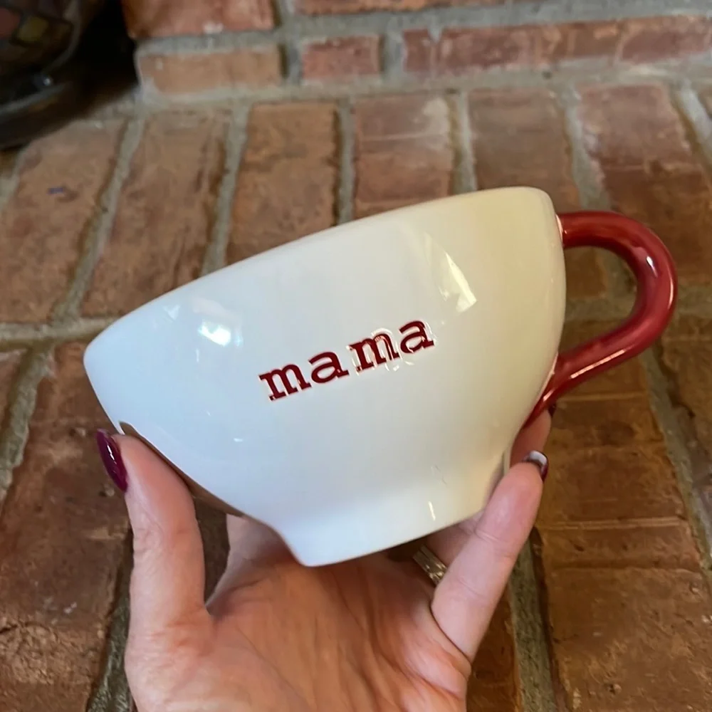 Pottery Barn Hot Mama Nesting Teapot & Teacup